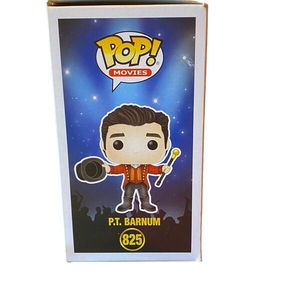 Funko Pop! Movies The Greatest Showman 825 P. T. Barnum Vinyl Figure Vaulted NIB - Picture 5 of 7